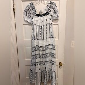 Free People Jamie Embroidered Maxi Dress
